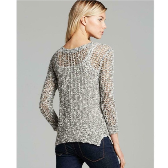 Theory open knit crew neck sweater size P/ TP - Picture 2 of 6